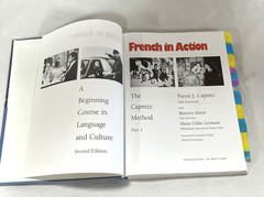 French In Action Second Edition Parts 1 & 2 Hardcover Textbook Set Yale