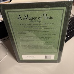 A Matter Of Taste