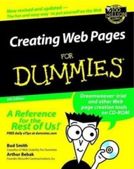 Creating Web pages for Dummies Computer Book 6th Edition CD Rom Smith Bebak NEW