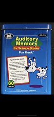 Super Duper Auditory Memory for Science Stories Fun Deck