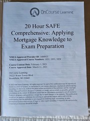 Applying Mortgage Knowledge to Exam Preparation (2021 exam)