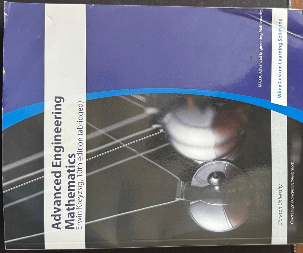 advanced engineering mathematics Erwin Kreyszig 10th Edition