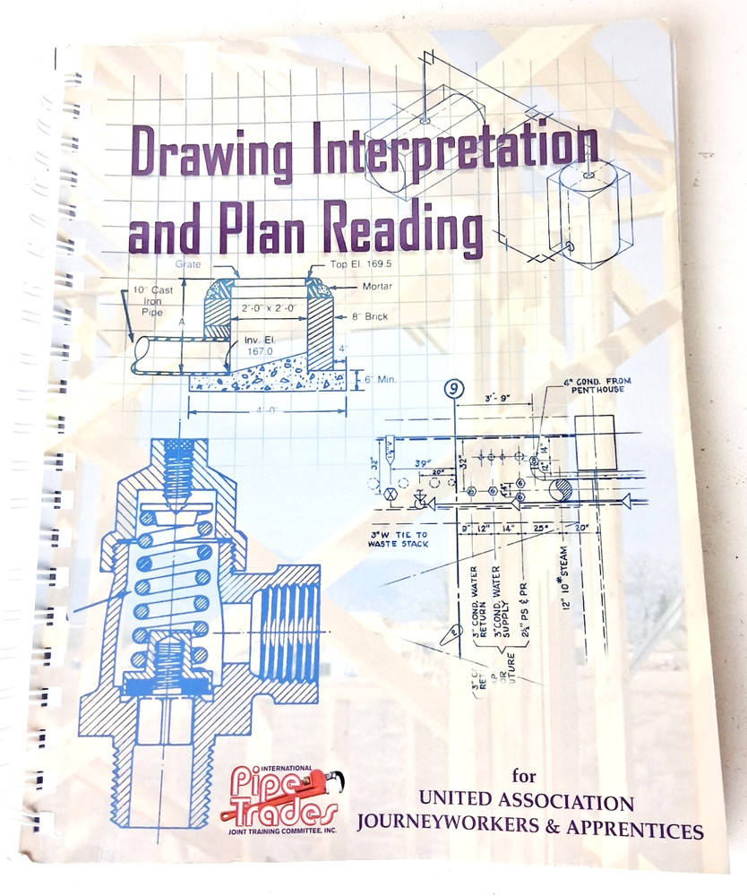 Drawing Interpretation And Plan Reading Manual Spiral Bound Book