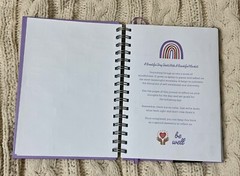 Mindfulness Journal Purple – Hardcover, Spiral Bound, 2 Sticker Sheets, 272 Page