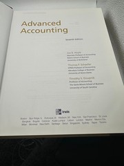 ADVANCED ACCOUNTING By Hoyle , Schaefer & Doupnik
