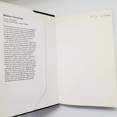 Modern Cosmology by D.W. Sciama 1971 Hardcover Book Vintage