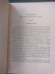 Vintage 1946 Arithmetic for the Practical Man JE Thompson 2nd Ed EXCELLENT