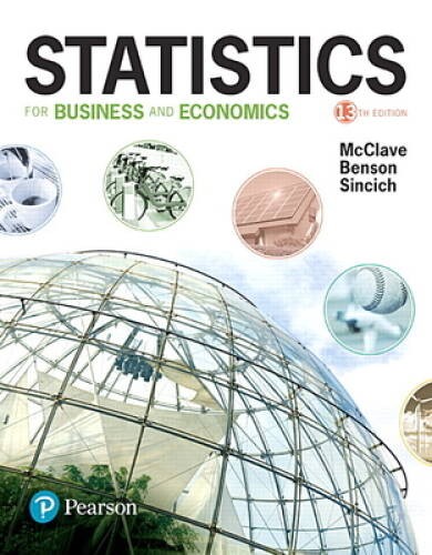 Statistics for Business and Economics (13th Edition) – Hardcover – VERY GOOD