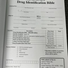 Drug Identification Bible 2004-2005 Textbook Identification
