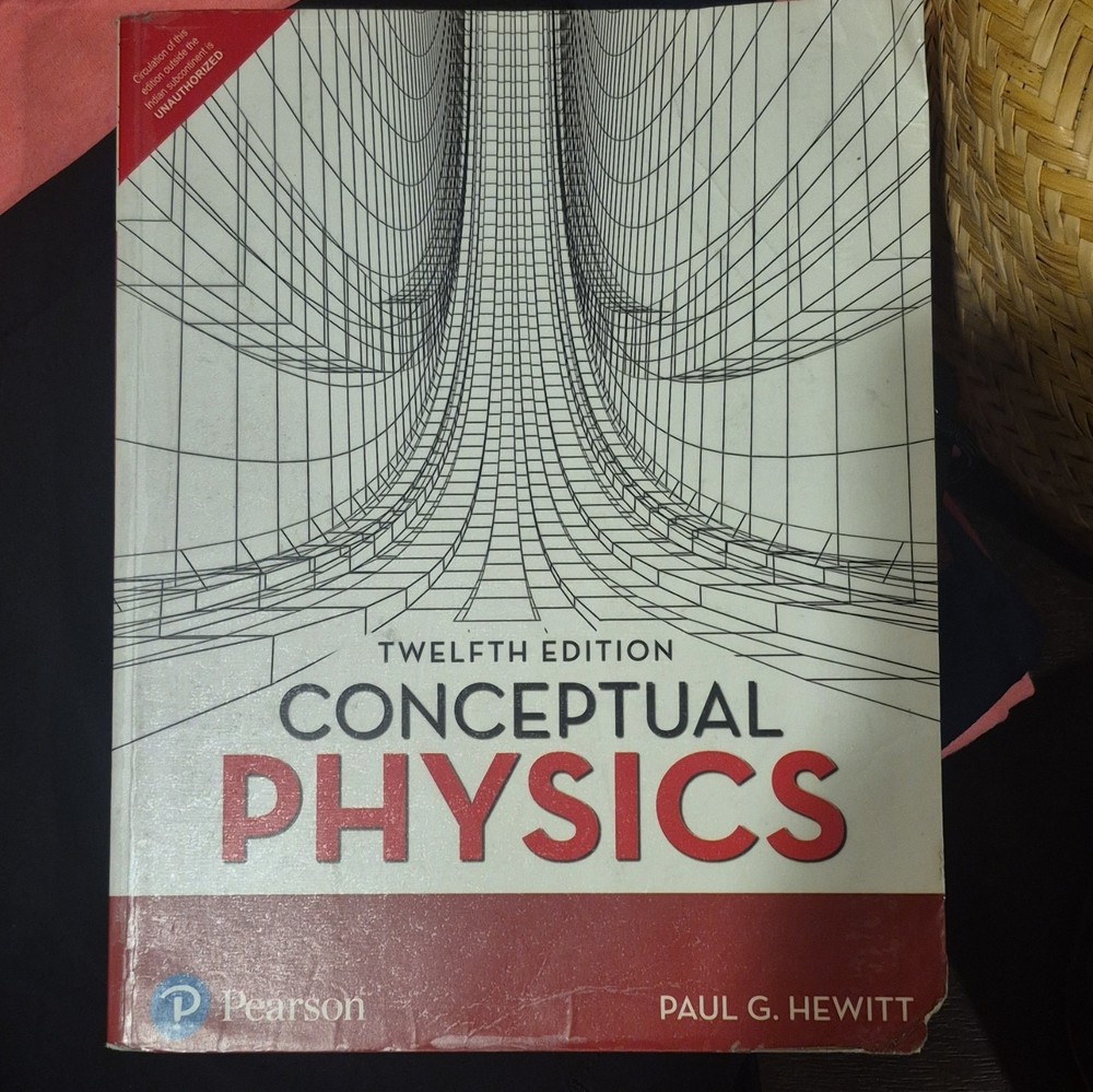 Conceptual Physics 12th Int’l Edition Paperback Paul G. Hewitt Pearson
