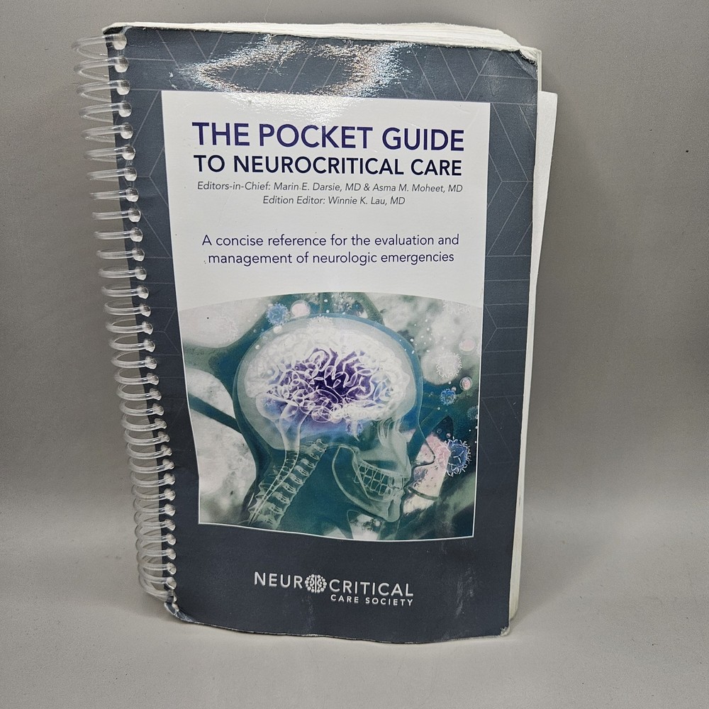 The Pocket Guide To Neurocritical Care Spiral Bound Paperback
