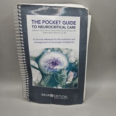 The Pocket Guide To Neurocritical Care Spiral Bound Paperback