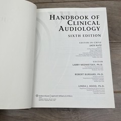 Handbook of Clinical Audiology by Lutwick, Larry