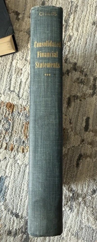 1949 Consolidated Financial Statements Principles & Procedures Childs Cornell HC