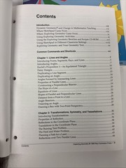 Key Curriculum Press “Exploring Geometry” And “Geometry Activities” Course Books