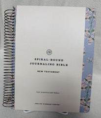 ESV Spiral-Bound Journaling Bible New Testament Hardcover Artwork Lulie Wallace