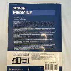 Wolters Kluwer Step-Up to Medicine 4th Ed Paperback 2013 Agabegi