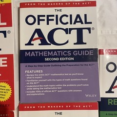 The Official ACT Prep Guide 2023-2024 Second Edition Lot of 5 Books