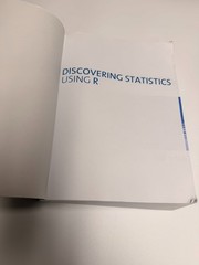 Textbook – Discovering Statistics Using R Andy Field Jeremy Miles Softcover