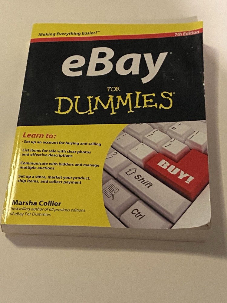 Ebay for Dummies by Marsha Collier (2012, Paperback)
