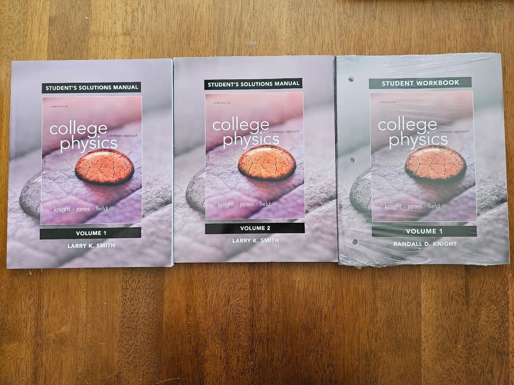College Physics : A Strategic Approach by Jones vol 1,2 and solution manuals Col