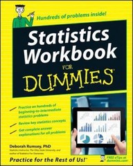 Statistics Workbook For Dummies – paperback, 0764584669, Deborah J Rumsey