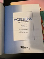 Horizons Learing To Read Level A Teachers Guide With 3 Level A Workbook 1 Books