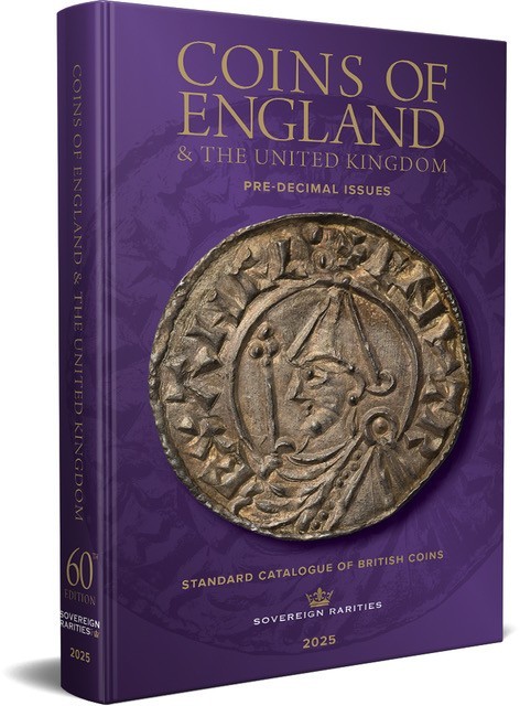 COINS OF ENGLAND & THE UK 2025 – PRE-DECIMAL VOLUME **SALE – NOW ONLY £19.50**