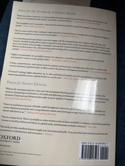 Textbook of Global Health by Anne-Emanuelle Birn, Timothy H. Holtz and Pillay