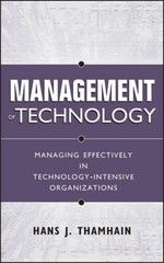 Management of Technology : Managing Effectively in Technology-Intens – VERY GOOD