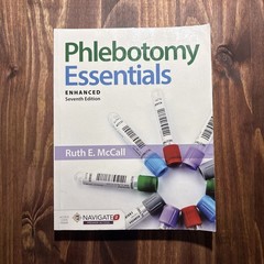 Phlebotomy Essentials by Ruth E. McCall (2020, Trade Paperback)