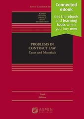 Problems in Contract Law: Cases – Hardcover, by Charles L. Knapp; – Very Good