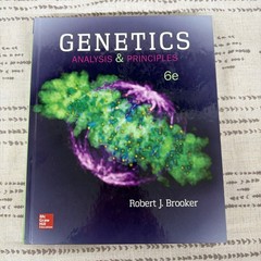 Genetics Analysis & Principles, 6th Edition, McGraw Hill Education