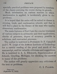 A Vintage Hardcover Copy Of Practical Mathematics -Palmer. Part 1 – Arithmetic