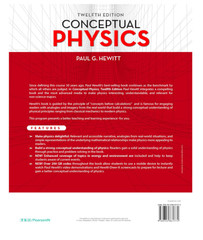 Conceptual Physics 12th Edition Paul G. Hewitt, Great condition