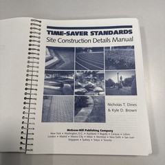Time-Saver Standards Site Construction Details Manual