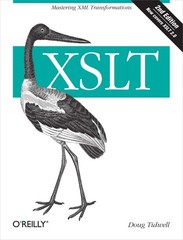 XSLT, 2nd Edition – Tidwell, Doug – Acceptable – See condition notes