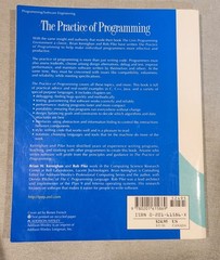 The Practice of Programming by Brian Kernighan Rob Pike Addison-Wesley