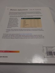 Human Adjustment by John W. Santrock (2005, CD-ROM / Trade Paperback)