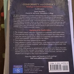 Pearson Twelfth Edition Conformity and Conflict Textbook by Spradley, Paperback
