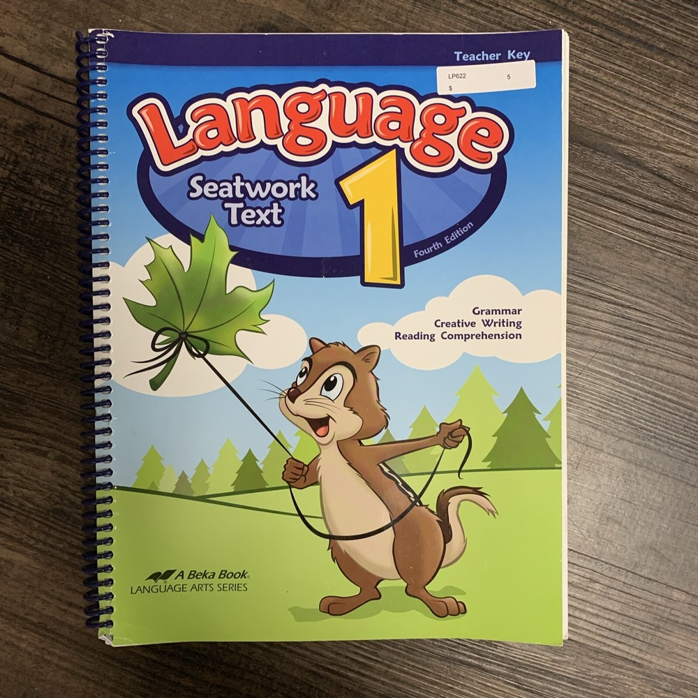 A Beka Language 1 Seatwork Text Teacher Key – First Grade, Homeschool