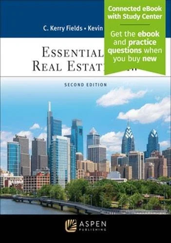 Essentials of Real Estate Law: [Connected eBook with Study Center] by Fields
