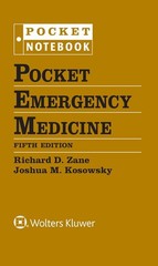 USA STOCK Pocket Emergency Medicine by Joshua M. Kosowsky (2022, Ringbound)