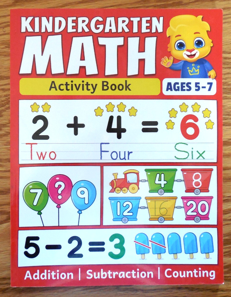 NEW RV App Studio “Kindergarten Math Activity Book” for Ages 5-7
