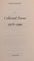 Collected poems, 1978-1999