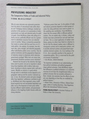 Privileging Industry: The Comparative Politics…by Fiona McGillivray PB 2004