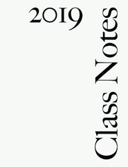 Class Notes 2019: Narrow Rule, White Cover, 216 Pages, Ltd. 9781729802144 New-,