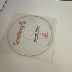 BJU Press Spelling 5 Teacher’s Edition 2nd w/ CD-ROM & Student Workbook