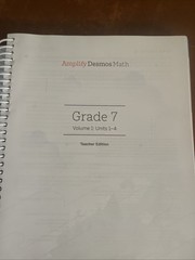 Amplify Desmos Math Grade 7 Volume 1 Teacher Edition Book Answers