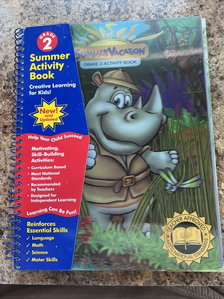 Grade 2, Summer Activity Book, 2004, USA, Entertainment Publications ￼